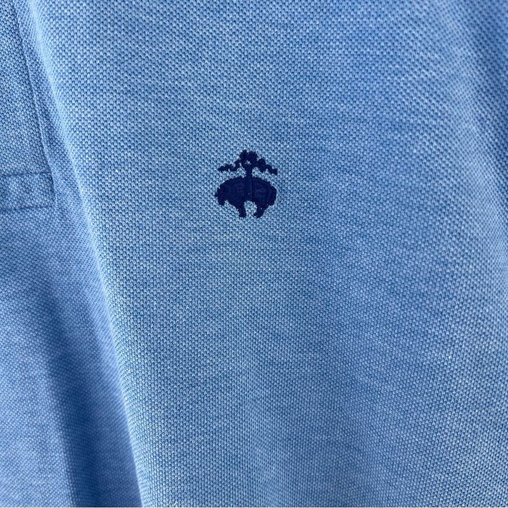 Brooks Brothers 1818 Men's Original Fit Performance Polo Shirt Blue Cotton XL - Picture 5 of 13